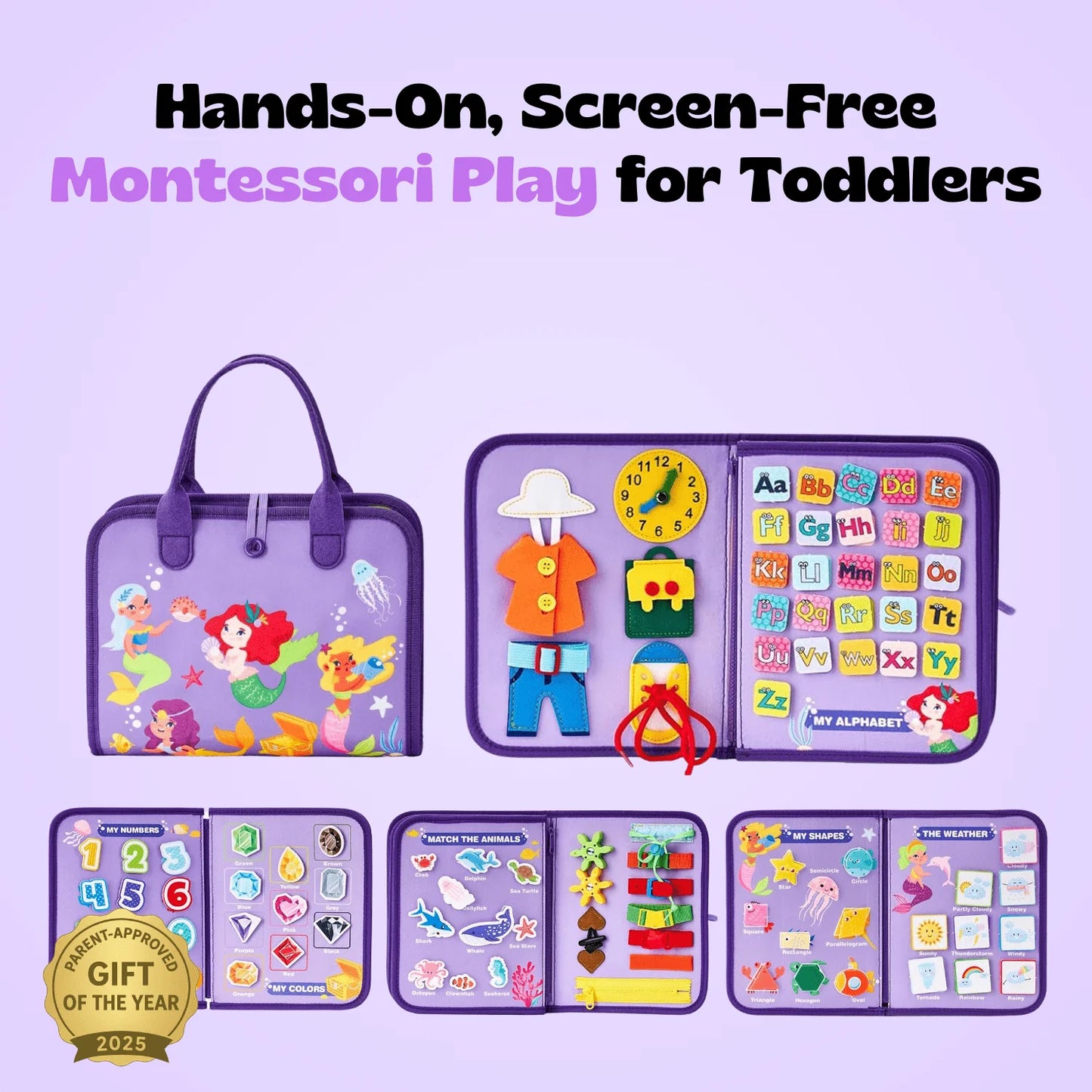 Healpurea™ Montessori Busy Board