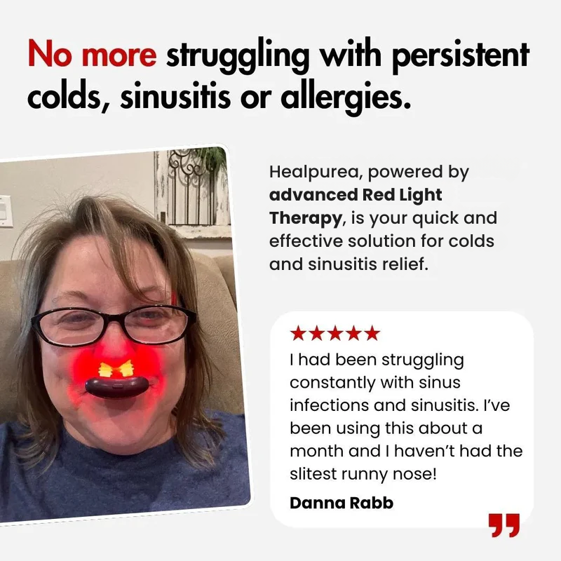 Healpurea™ Red Light Sinus Reliever