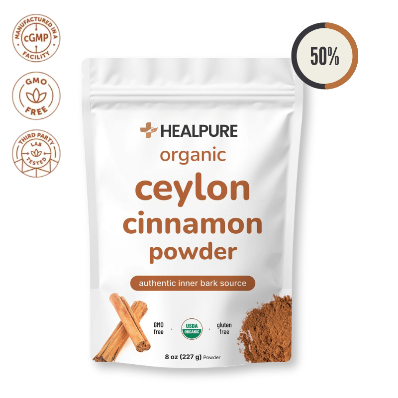 Healpurea™ Organic Ceylon Cinnamon Powder