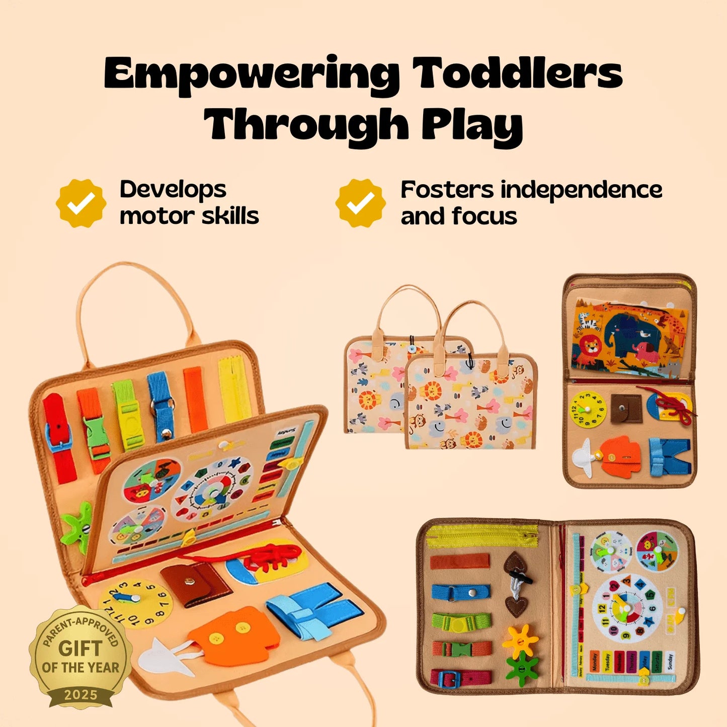 Healpurea™ Montessori Busy Board