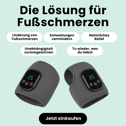 Healpurea™ 3-in-1 Fußmassagegerät mit Wärme & Schmerzlinderung
