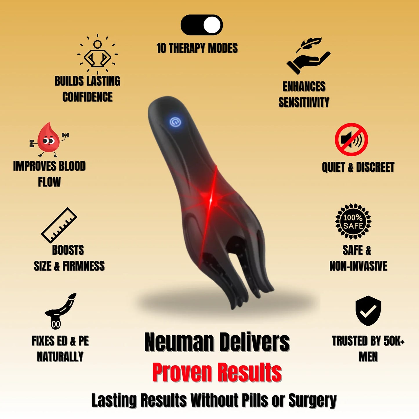 Healpurea Pro™ ShockWave Therapy For Men