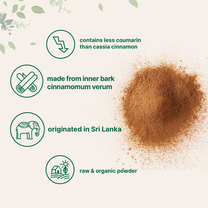 Healpurea™ Organic Ceylon Cinnamon Powder