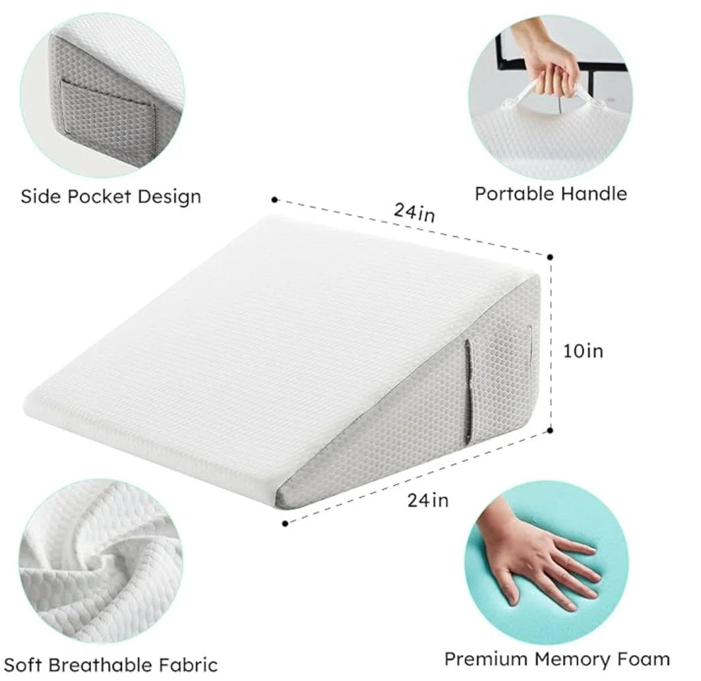 Healpurea 2.0™ Wedge Pillow