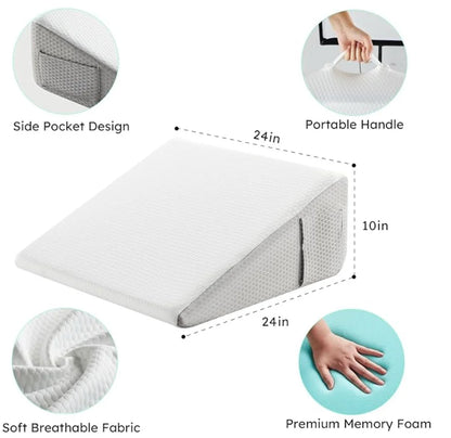 Healpurea 2.0™ Wedge Pillow
